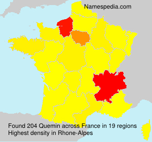 Surname Quemin in France Surname Quemin in France