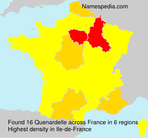 Surname Quenardelle in France Surname Quenardelle in France