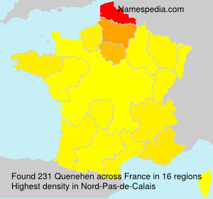 Surname Quenehen in France Surname Quenehen in France