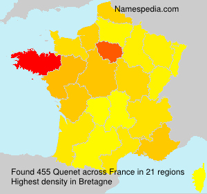 Surname Quenet in France Surname Quenet in France
