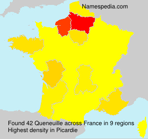 Surname Queneuille in France Surname Queneuille in France