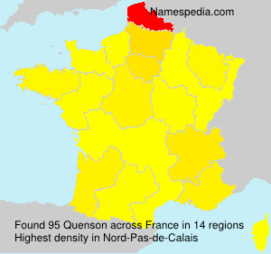 Surname Quenson in France Surname Quenson in France