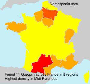 Surname Quequin in France Surname Quequin in France