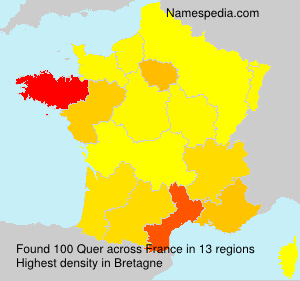 Surname Quer in France Surname Quer in France