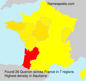 Surname Querion in France Surname Querion in France