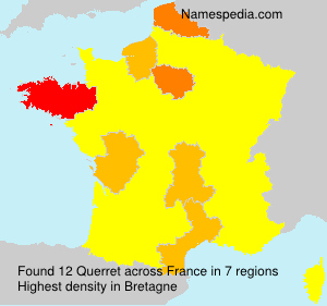 Surname Querret in France Surname Querret in France