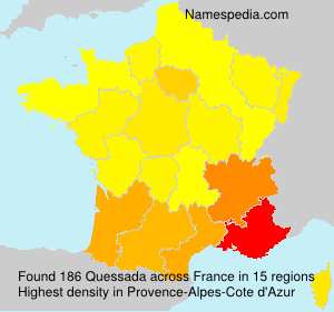 Surname Quessada in France Surname Quessada in France