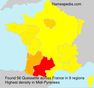 Surname Quessette in France Surname Quessette in France