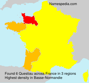 Surname Questiau in France Surname Questiau in France