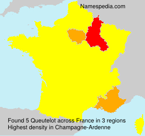 Surname Queutelot in France Surname Queutelot in France