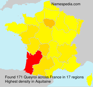 Surname Queyroi in France Surname Queyroi in France