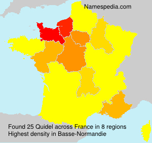 Surname Quidel in France Surname Quidel in France