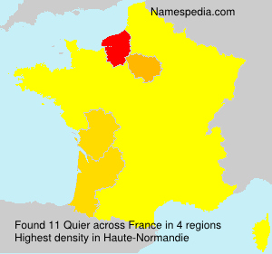 Surname Quier in France Surname Quier in France