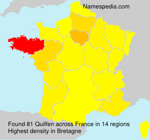 Surname Quilfen in France Surname Quilfen in France