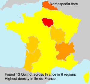 Surname Quilhot in France Surname Quilhot in France