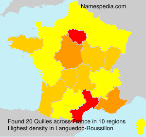 Surname Quilles in France Surname Quilles in France