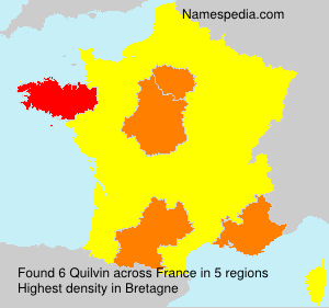 Surname Quilvin in France Surname Quilvin in France