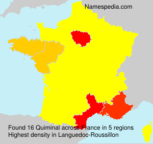 Surname Quiminal in France Surname Quiminal in France