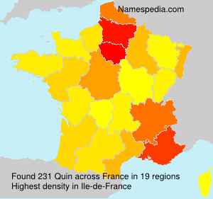 Surname Quin in France Surname Quin in France