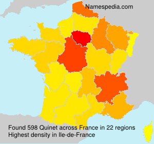 Surname Quinet in France Surname Quinet in France