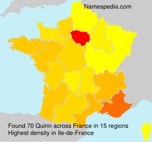 Surname Quinn in France Surname Quinn in France