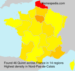 Surname Quiret in France Surname Quiret in France