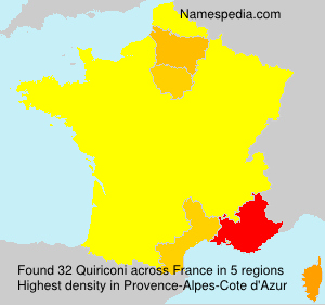 Surname Quiriconi in France Surname Quiriconi in France