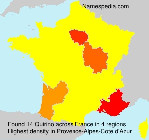 Surname Quirino in France Surname Quirino in France