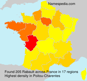 Surname Rabault in France Surname Rabault in France