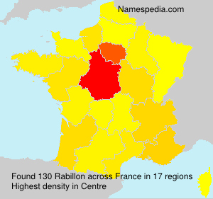 Surname Rabillon in France Surname Rabillon in France