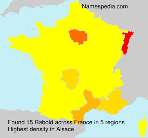 Surname Rabold in France Surname Rabold in France