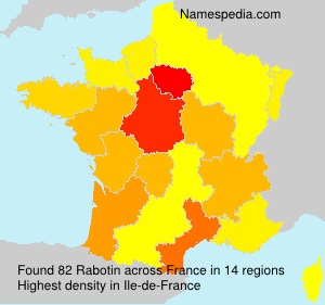 Surname Rabotin in France Surname Rabotin in France