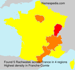 Surname Rachwalski in France Surname Rachwalski in France