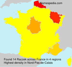 Surname Raczek in France Surname Raczek in France
