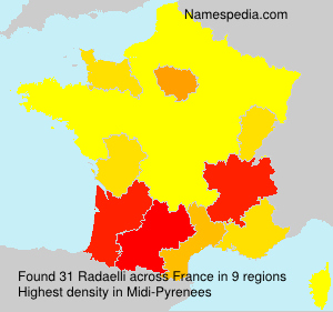 Surname Radaelli in France Surname Radaelli in France