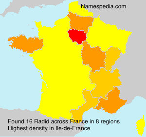 Surname Radid in France Surname Radid in France