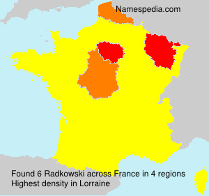 Surname Radkowski in France Surname Radkowski in France