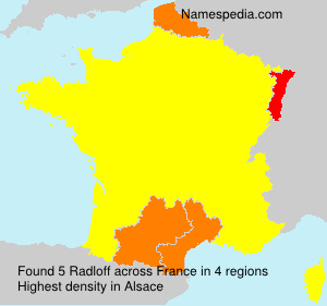Surname Radloff in France Surname Radloff in France