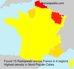 Surname Radojewski in France Surname Radojewski in France