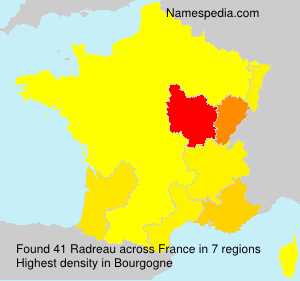 Surname Radreau in France Surname Radreau in France