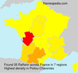 Surname Raffarin in France Surname Raffarin in France