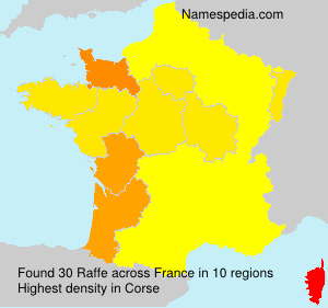 Surname Raffe in France Surname Raffe in France