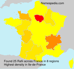 Surname Rafii in France Surname Rafii in France