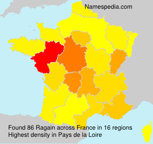 Surname Ragain in France Surname Ragain in France