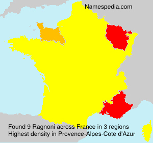 Surname Ragnoni in France Surname Ragnoni in France