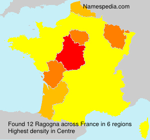 Surname Ragogna in France Surname Ragogna in France