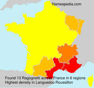 Surname Ragognetti in France Surname Ragognetti in France