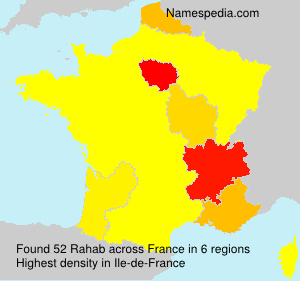 Surname Rahab in France Surname Rahab in France