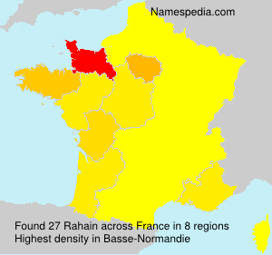 Surname Rahain in France Surname Rahain in France