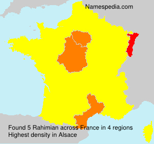 Surname Rahimian in France Surname Rahimian in France